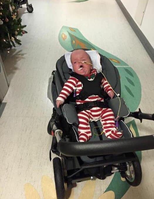 SPECIALIST BUGGY HELPS WITH HOSPITAL DISCHARGE PLAN FOR BABY NOAH