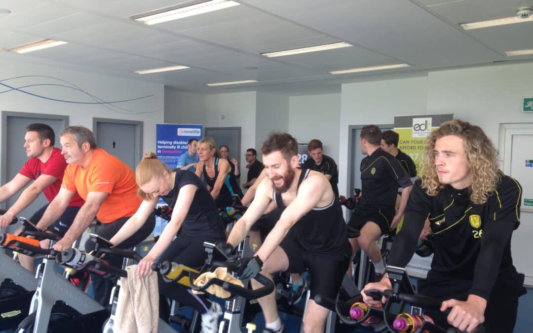 CHARITY CYCLISTS GET IN A SPIN FOR NEWLIFE