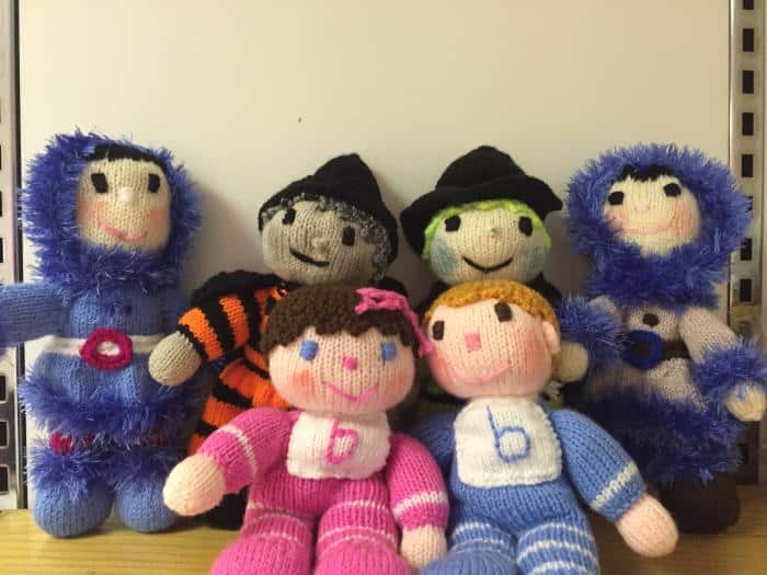 BRIGHOUSE KNITTER DONATES HALLOWEEN COLLECTABLES