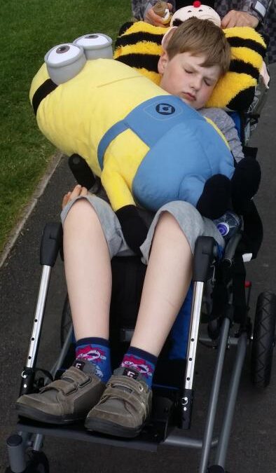 FUNDRAISING MUM SAYS £800 ‘THANK YOU’ TO CHARITY THAT IS HELPING HER SON