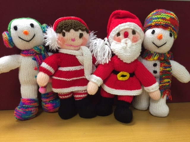 BRIGHOUSE KNITTER DONATES CHRISTMAS COLLECTABLES