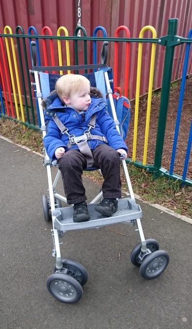 SPECIAL BUGGY MAKES A BIG DIFFERENCE TO LITTLE ZACHARY AND HIS FAMILY
