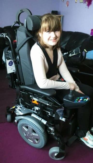WHEELCHAIR HELPS STACIE MAINTAIN HER INDEPENDENCE