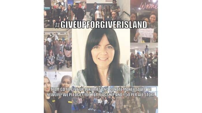 RIVER ISLAND STORES GET IN THE FUNDRAISING SPIRIT!