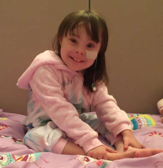 AMELIA, AGED SIX, NEEDS YOUR HELP TO KEEP HER SAFE AND HELP REDUCE PAIN