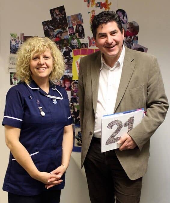 STOKE SOUTH MP VISITS COUNTY-BASED CHARITY