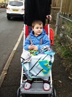 A SPECIAL BUGGY MEANS COMFORT AND CALM FOR A DEVON FOUR-YEAR-OLD WITH AUTISM