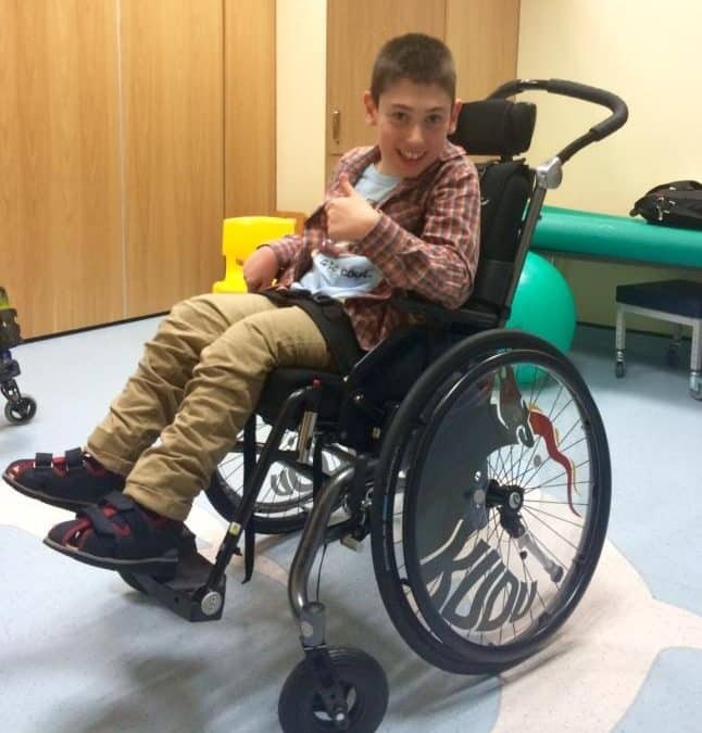 WHEELCHAIR FREEDOM FOR YOUNG WILLIAM