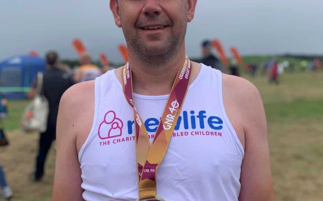 DAD RAISES FUNDS FOR DISABLED CHILDREN’S CHARITY