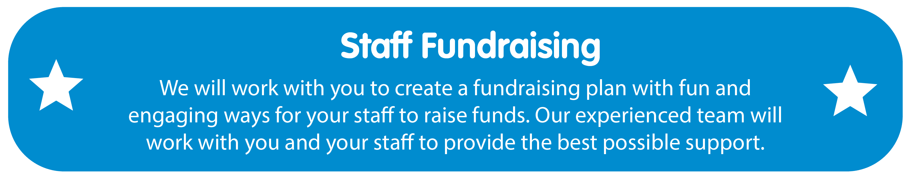 Staff fundraising